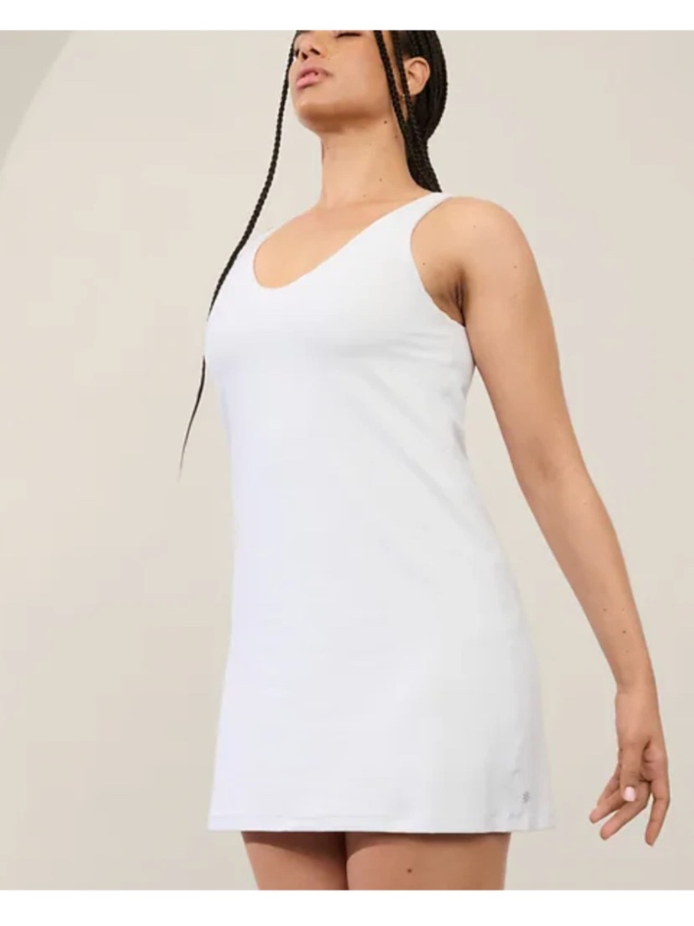 White Athleta Transcend Dress Size LP